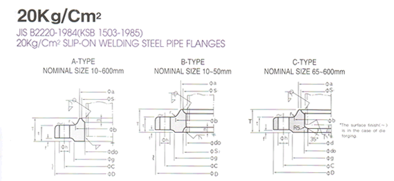 20K Flanges Drawing